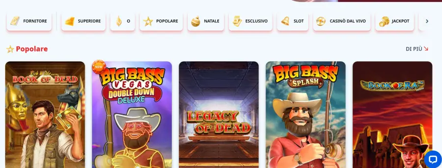 Infinity casino italia