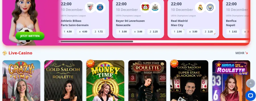 Casino infinity online